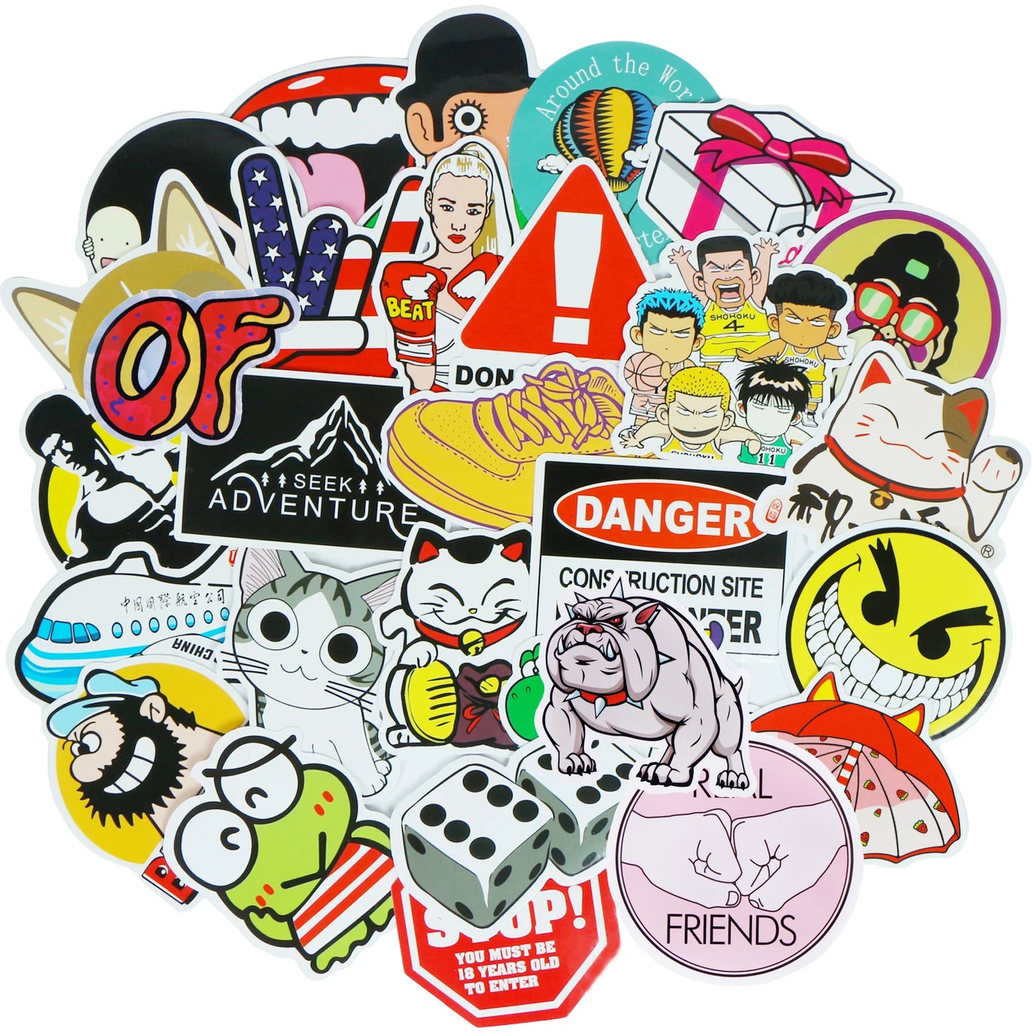 10 pcs Random Assorted Stickers